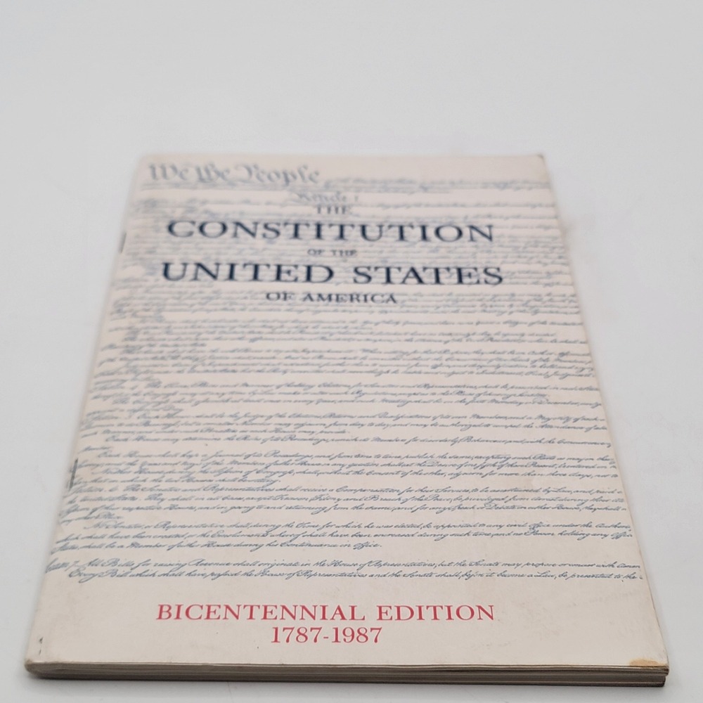 US House of Representatives The Constitution of the USA Booklet 1987 Good